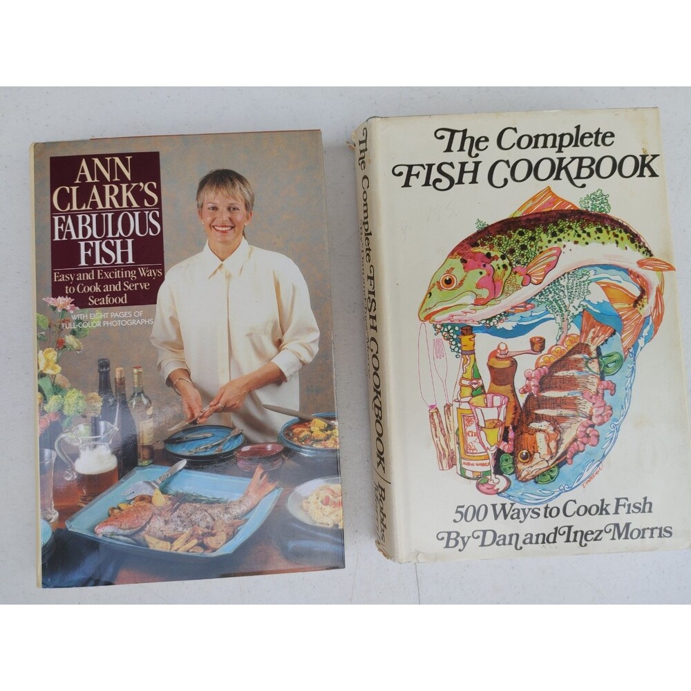 Fish Cook Books BUNDLE Anne Clark's Fabulous Fish & THE COMPLETE FISH